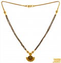 22k Gold Light Mangalsutra - Click here to buy online - 1,241 only..