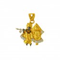 Radha Krishna Pendant (22K Gold) - Click here to buy online - 442 only..