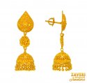 Click here to View - 22 Kt Fancy Jhumki Earrings 