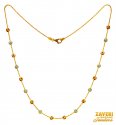 Click here to View - 22k Gold Beads Chain 