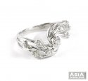 Fancy White Gold Ring - Click here to buy online - 399 only..