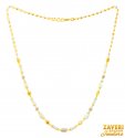 22Kt Gold Two Tone Fancy Chain - Click here to buy online - 2,023 only..