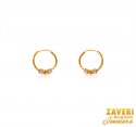 22Karat Gold Two Tone Hoops  - Click here to buy online - 390 only..