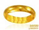 22kt Gold Plain Band - Click here to buy online - 436 only..