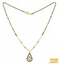 22k Gold Fancy Mangalsutra Chain  - Click here to buy online - 803 only..
