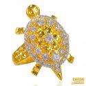 22 Kt Gold Tortoise Ring - Click here to buy online - 805 only..