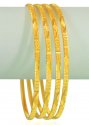22K Gold Bangles Set (set of 4) - Click here to buy online - 3,182 only..