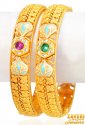 Click here to View - 22Kt Gold Antique Kadas (2 Pc) 