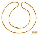 Click here to View - 22 Kt Gold Fancy Chain for Ladies 