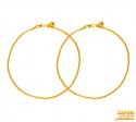 Click here to View - 22k Gold Ladies Chain Payal(2 pcs) 