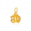 22K Gold OM Pendant - Click here to buy online - 205 only..