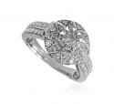 18Karat White Gold Diamond Ring - Click here to buy online - 2,000 only..