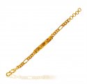 22K Gold 2 to 4 yrs Kids Bracelet  - Click here to buy online - 517 only..