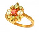 Click here to View - Gold Ring with Colored CZ 