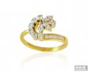 18K Ladies Genuine Diamonds Ring  - Click here to buy online - 1,800 only..