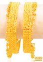 22Kt Gold Fancy Kada (2 Pc) - Click here to buy online - 5,368 only..