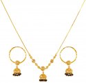 Dokia Set 22K Gold - Click here to buy online - 1,411 only..