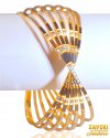 Click here to View - 22kt Gold Fancy Rhodium Bangle  