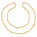 Click here to View - 22Kt Ladies Gold White Tulsi Mala 