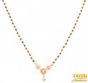 Click here to View - 18Kt Gold Diamond Mangalsutra 