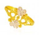 22 Karat Gold 2 Tone Ring - Click here to buy online - 292 only..