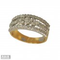 Diamond Ring (Fancy design) - Click here to buy online - 2,967 only..