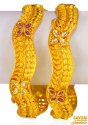 22Kt Antique Bangle (2 Pc only) - Click here to buy online - 5,748 only..
