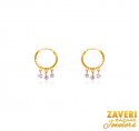 22Karat Gold Beads Hoop - Click here to buy online - 278 only..