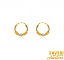 22 Karat Gold Hoop Earrings  - Click here to buy online - 369 only..