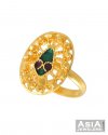 Click here to View - Fancy Meenakari Gold kids Ring 