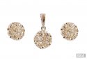 Diamond Pendant Set - Click here to buy online - 5,967 only..