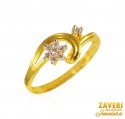 22Kt Gold CZ Ring - Click here to buy online - 143 only..