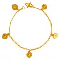 22 Kt Gold Coins Bracelet  - Click here to buy online - 542 only..