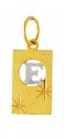 22K Gold Pendant (E) - Click here to buy online - 230 only..