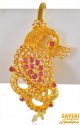 Click here to View - 22k Gold Ruby Peacock Style Kada 