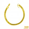 22 Kt Gold Mens Bracelet - Click here to buy online - 1,705 only..