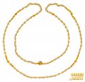 Click here to View - 22k Gold Pearl Long Chain 22in 