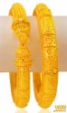22KT Yellow Gold Kada (2 PCs) - Click here to buy online - 7,327 only..