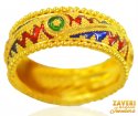 22kt Gold Meenakari Band - Click here to buy online - 806 only..
