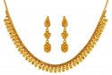 22 Karat Gold Necklace Set - Click here to buy online - 2,085 only..