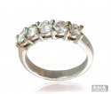 Designer 5 Stone Diamond Band 18K  - Click here to buy online - 6,305 only..