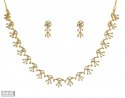Click here to View - Genuin Diamond Necklace Set (18k) 