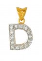 Gold Signity Pendant ( D ) - Click here to buy online - 365 only..