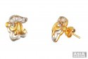 Click here to View - 22k Gold Two tone earring 
