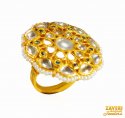 22Kt Gold Designer Ring - Click here to buy online - 1,455 only..