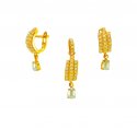 22Karat Gold  Pearls Pendant Set  - Click here to buy online - 869 only..
