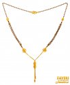 22KT Gold Beads Mangalsutra Chain - Click here to buy online - 825 only..