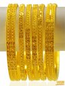 Click here to View - 22kt Gold Bangles (set of 6) 