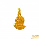 Click here to View - 22Kt Gold Mother Mary Pendant 