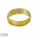 Two Tone Diamond Mens Ring(18k) - Click here to buy online - 2,593 only..